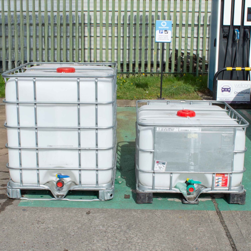 500 Litre Reconditioned IBC - Plastic Pallet - Grade B