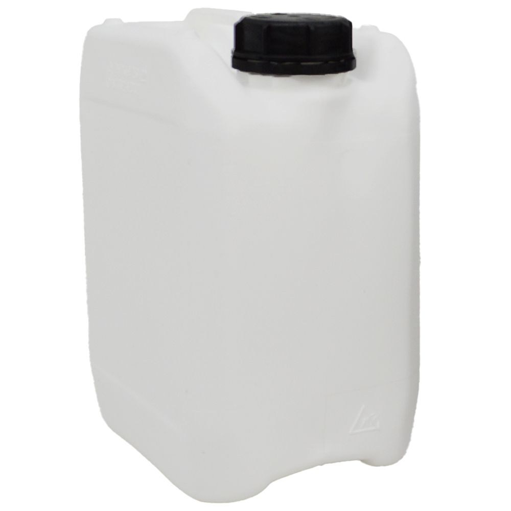 5 Litre Stackable Plastic Jerry Can - Natural, White, Black, Blue