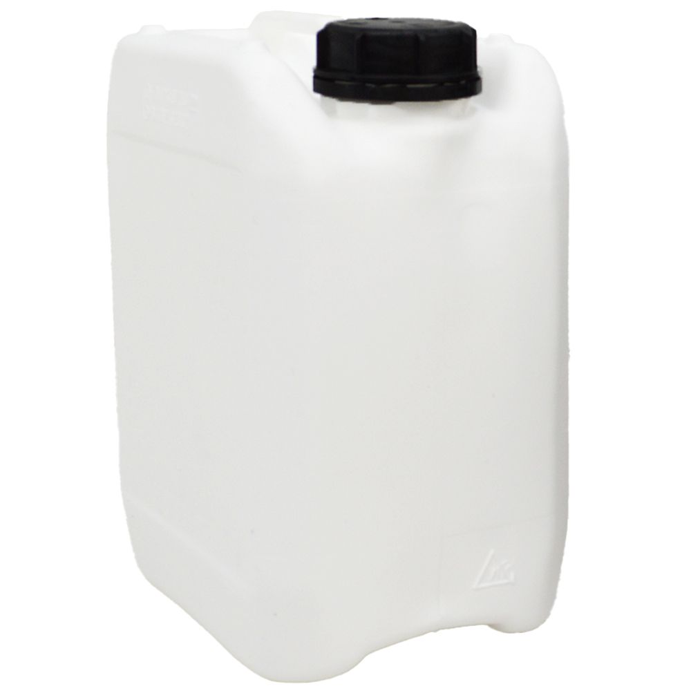 5 Litre Stackable Plastic Jerry Can - Natural, White, Black, Blue