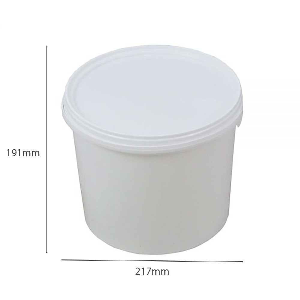 5 Litre Plastic Bucket with Tamper Evident Lid - Half Pallet