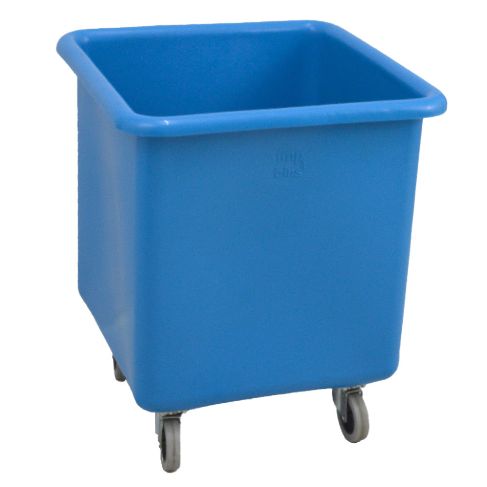 60 Litre Catering Bin - Light Blue - With Castors