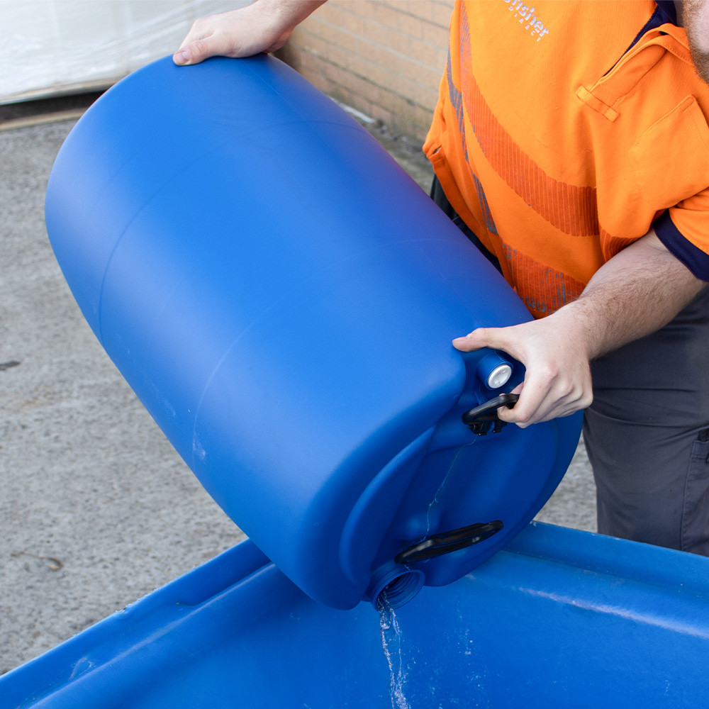 60 Litre UN Approved Plastic Tight Head Barrel - New