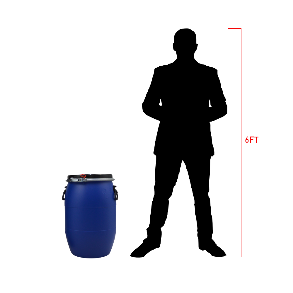 Food Certified Plastic Open Head Drum 60 Litre