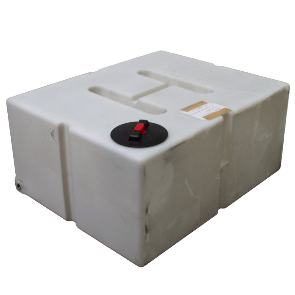630 Litres Baffled Water Tank Flat - 1" BSP Female - Used