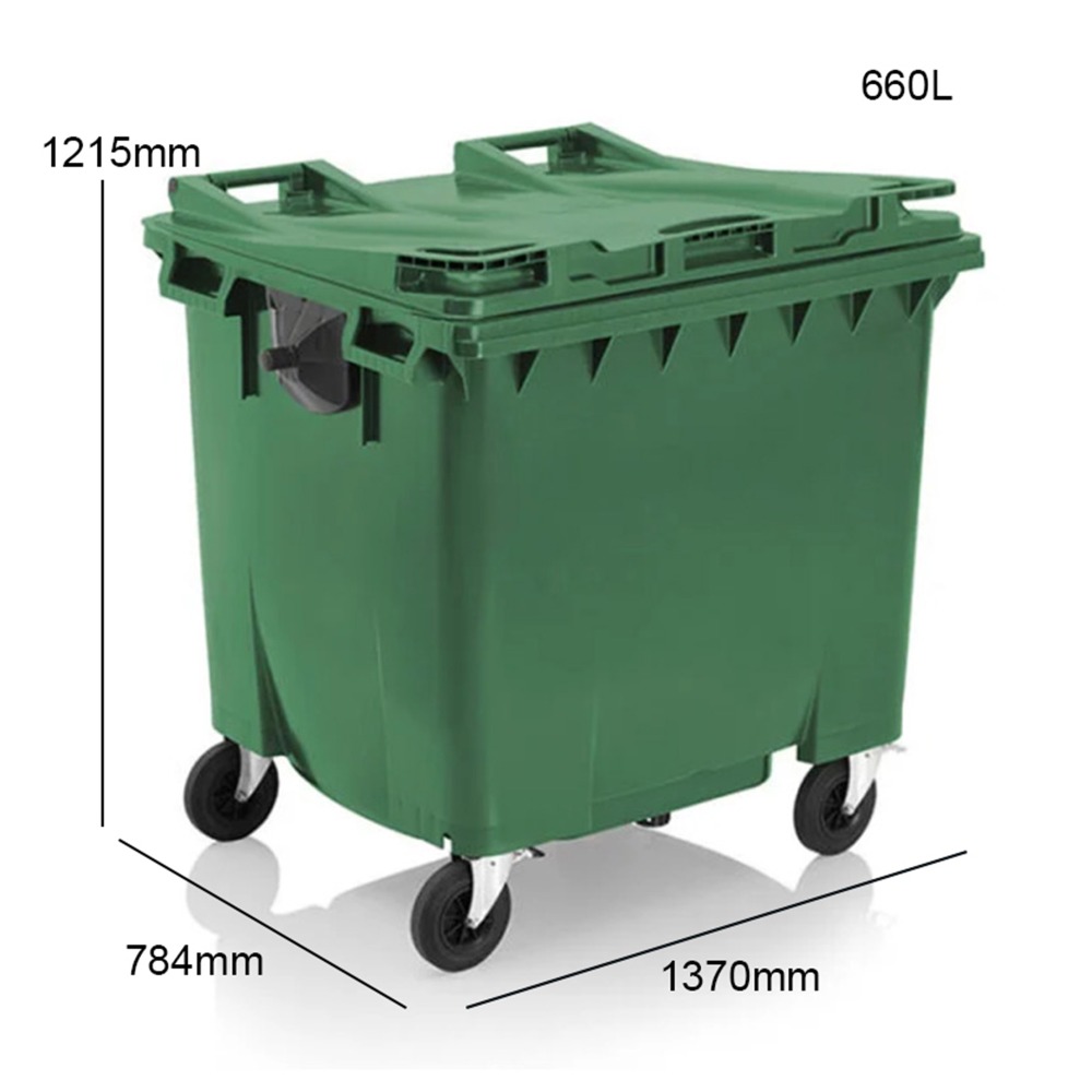 Simpler Recycling Kerbside Wheeled Bin Station - 660-1100L