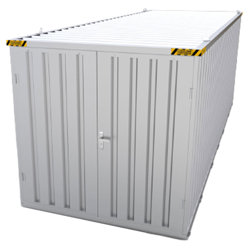 6m x 2m Flat Pack Storage Container with Double Wing Doors - Kingfisher ...