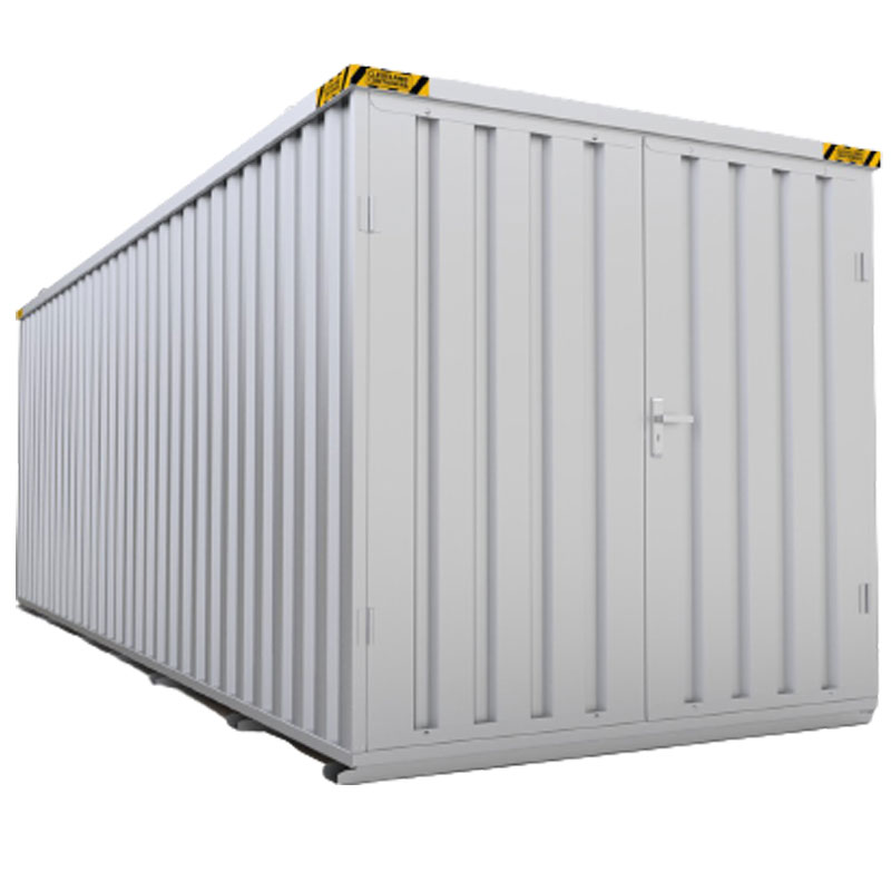 6m x 2m Flat Pack Storage Container with Double Wing Doors - Kingfisher ...