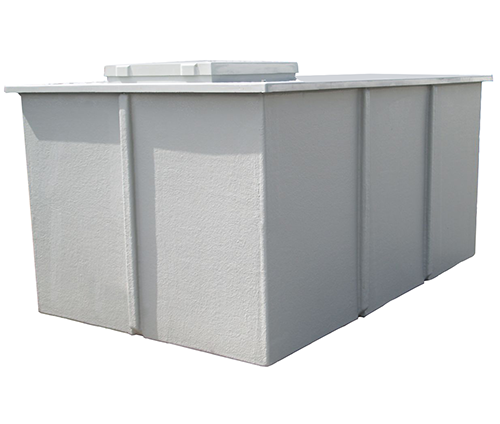 GRP One Piece Tank - 2050 Litres - 2290 x 1380 x 890mm
