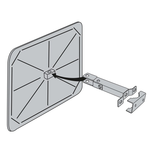 800 x 600mm Stainless Steel Heavy Duty Industrial and Workplace Mirror