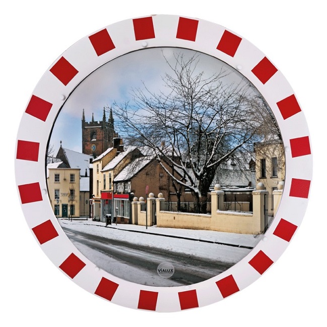 1000mm Diameter Stainless Steel Anti-Frost & Anti-Condensation Traffic Mirror