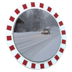 1000mm Diameter Stainless Steel Anti-Frost & Anti-Condensation Traffic Mirror