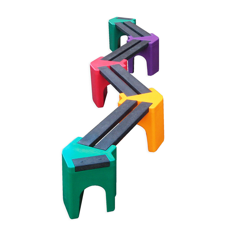 Zig Zag Learning Bench - 8 seater