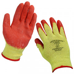 Super Grip Knitted Gloves With Latex Palm - Pack of 12 Pairs