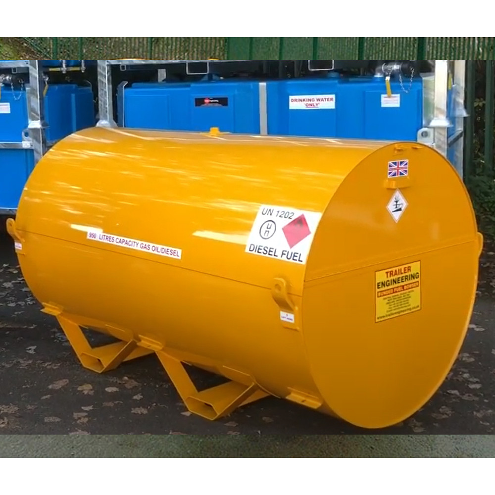 950 Litre U.N Approved Bunded Diesel Skid Base