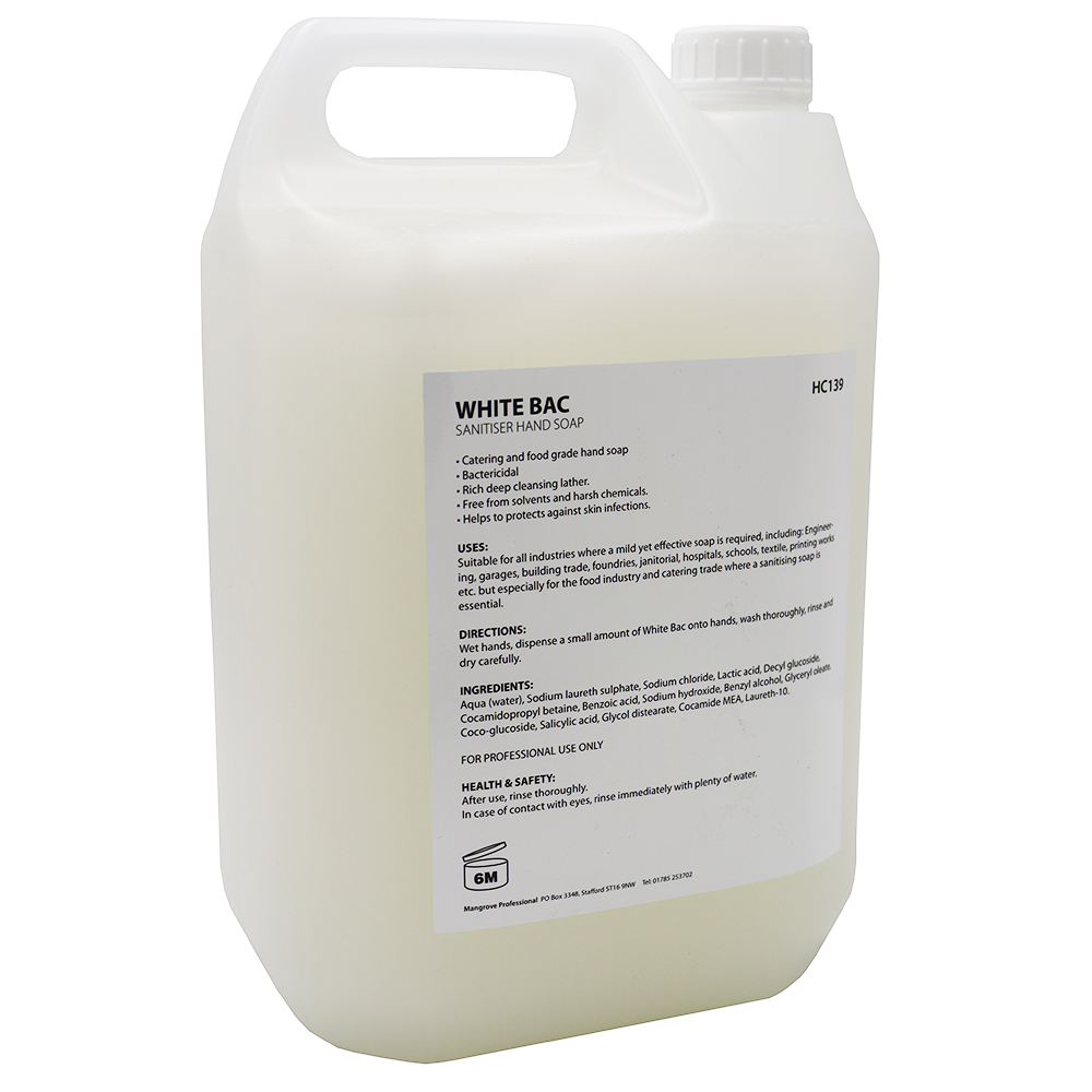 Antibacterial Sanitiser Hand Soap - 5 Litre - Pack of 2