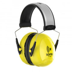 JSP Sonis 2 Adjustable Ear Defenders - SNR31 - Yellow