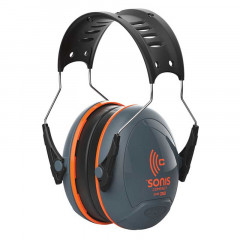 JSP Sonis Compact Low Profile Adjustable Ear Defenders - SNR32 - Orange