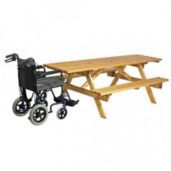 Cotswold 8 Seater Wheelchair Friendly Picnic Bench