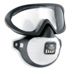 JSP Filterspec PRO Goggle & FFP3 Valved Filter Mask 