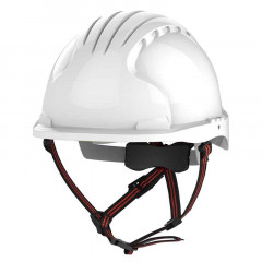 JSP EVO®5 Dualswitch™ Industrial Safety & Climbing Helmet - Vented - White