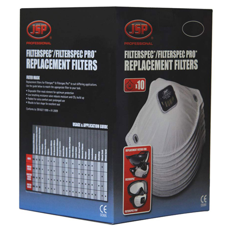 JSP FFP3V Filter for FilterSpec & FilterSpec Pro - Pack of 10
