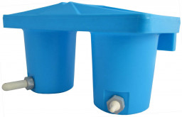 Double Bucket Hook-On Calf / Lamb Feeder