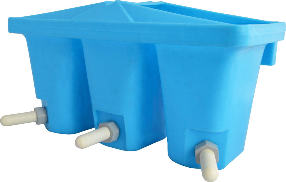 Triple Bucket Hook-On Calf / Lamb Feeder