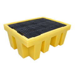 Single IBC Spill Pallet with Grate - 1100 Litre