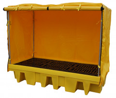 Covered Double IBC Spill Bund - 1140 Litre 