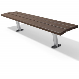 100% Recycled Plastic Sapo Backless Bench