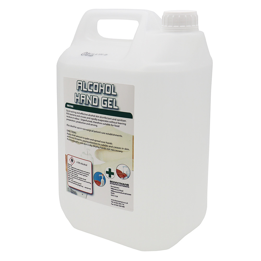 70% Alcohol Hand Sanitiser Gel - 160 x 5 Litre - Full Pallet