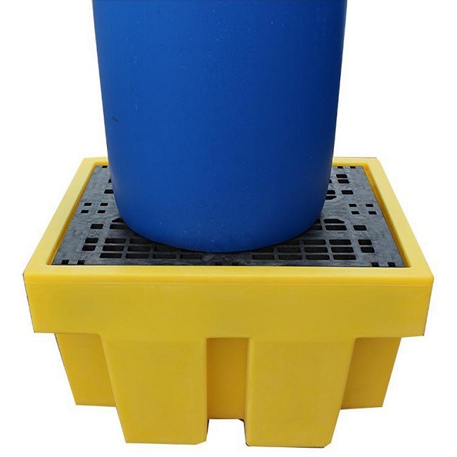 Single Drum Spill Pallet - 225 Litre Sump Capacity