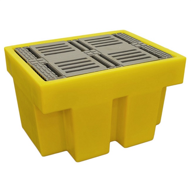 Single Drum Spill Pallet - 225 Litre Sump Capacity