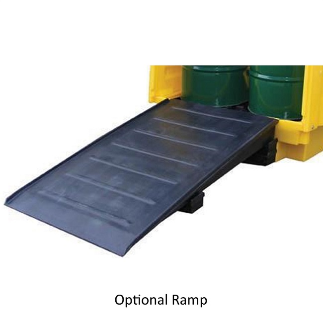 4 Drum Spill Pallet with Hard Cover