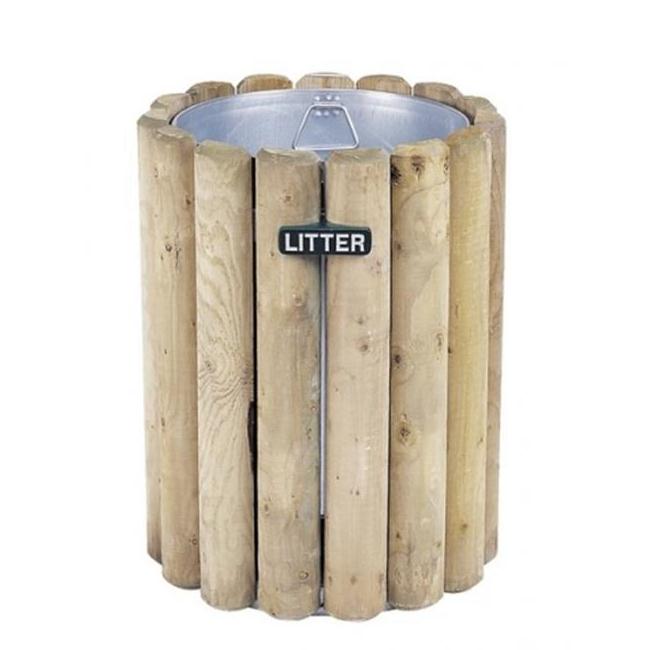 Warden Litter Bin - 82 Litre