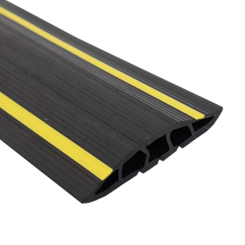 Black and Yellow Industrial Cable Protector 