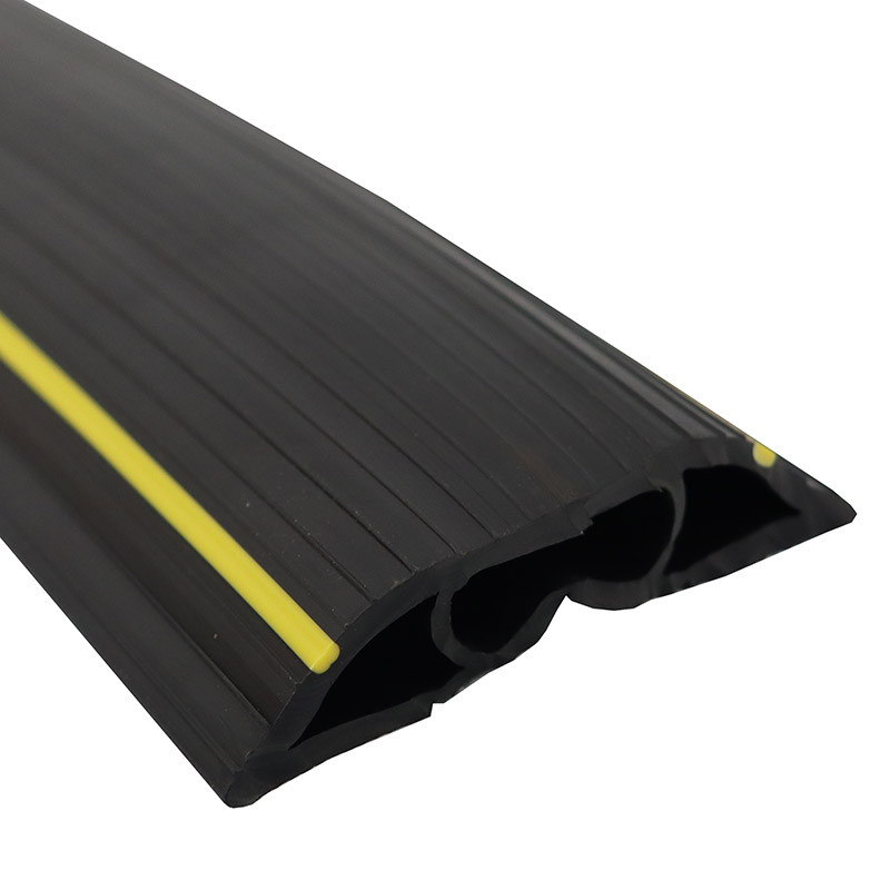 Black and Yellow Industrial Cable Protector