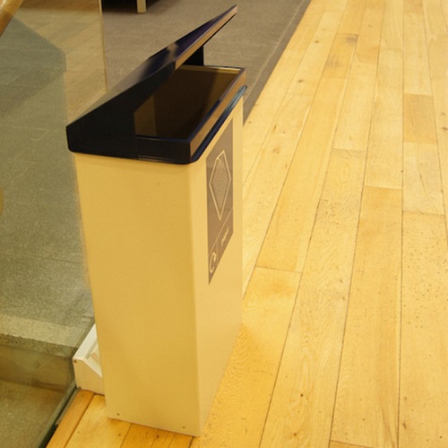 Easi-Cycle Office Recycling Bin - Paper side angle