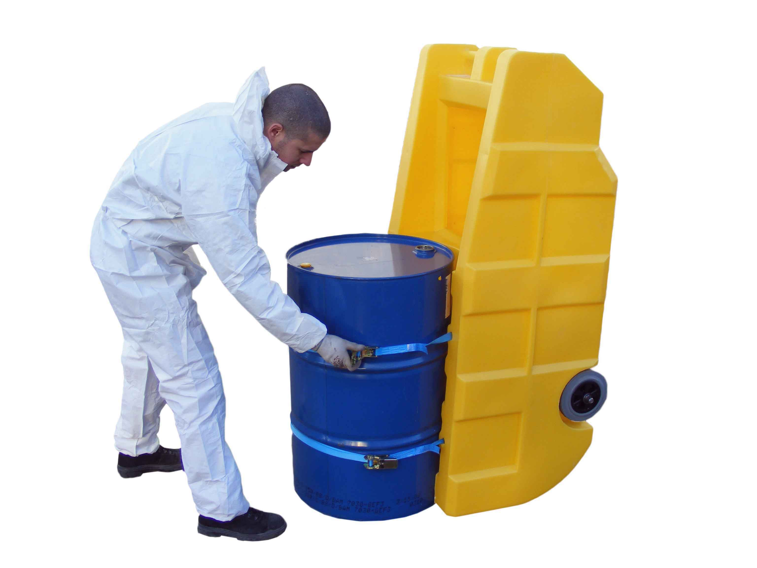 Single Drum Dispensing and Transfer Trolley - 230 Litre Sump Capacity