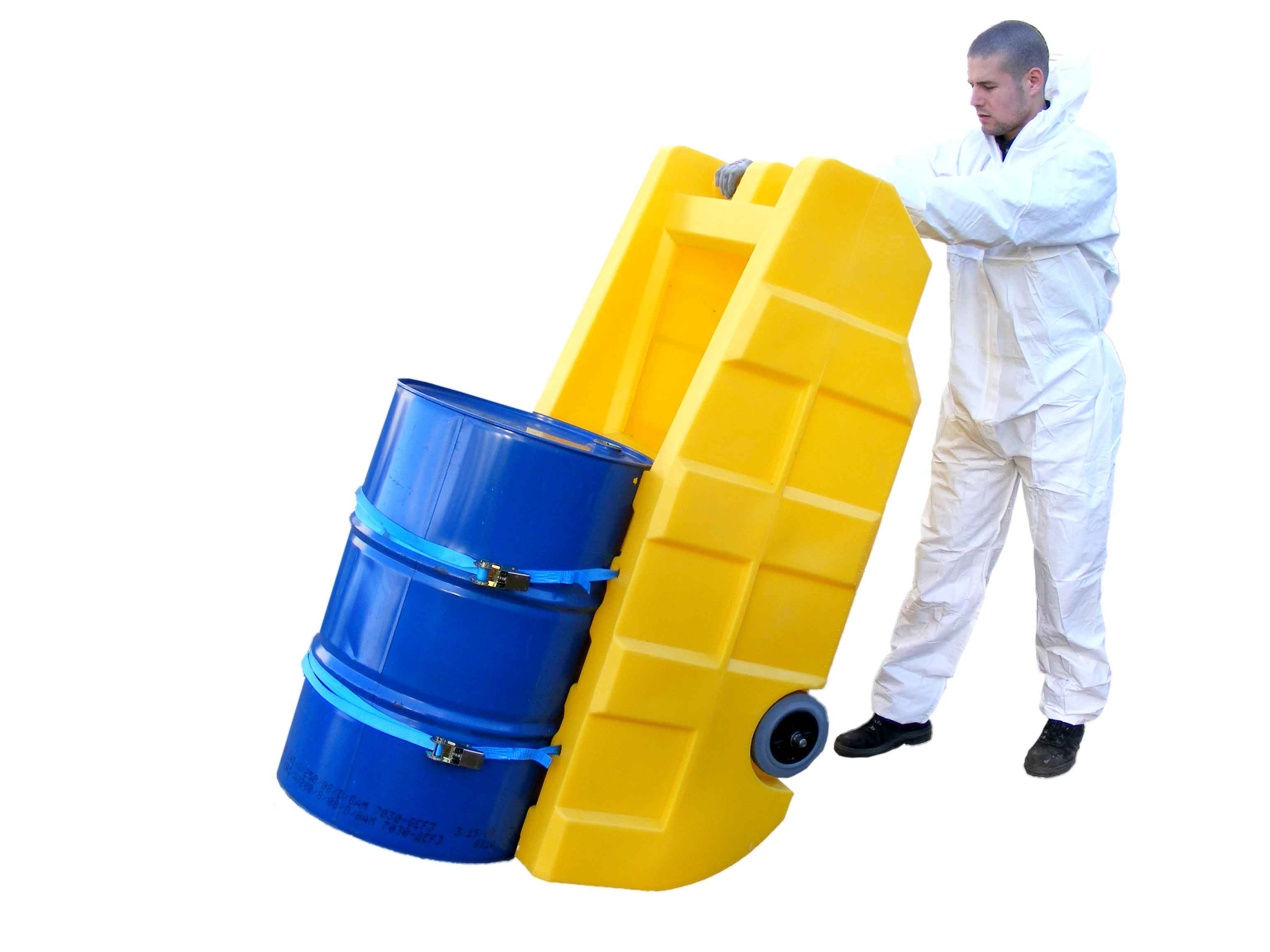 Single Drum Dispensing and Transfer Trolley - 230 Litre Sump Capacity