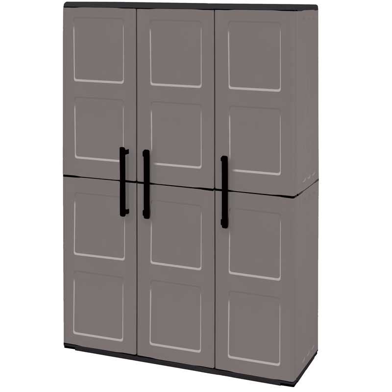 Industrial Large Triple Door Utility Cupboard