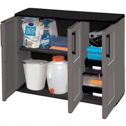 Industrial Compact Triple Door Utility Cupboard