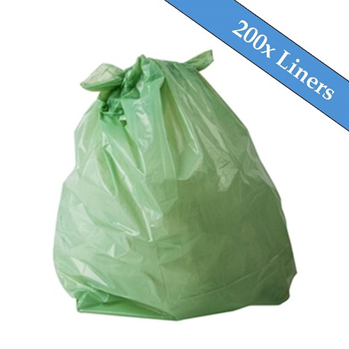 Heavy Duty Green Refuse Sacks 18" x 29" x 39"- 200 Liners Per Box