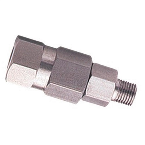 MR-1 Series 3/8" Male x 3/8" Female Stainless Steel Swivel
