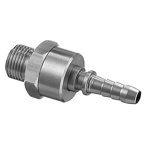 Mosmatic Single Bearing Swivel - 3/8" Male x 6mm Hose Barb