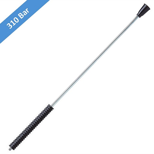 Straight Zinc Plated Lance with Moulded Grip - 310 Bar