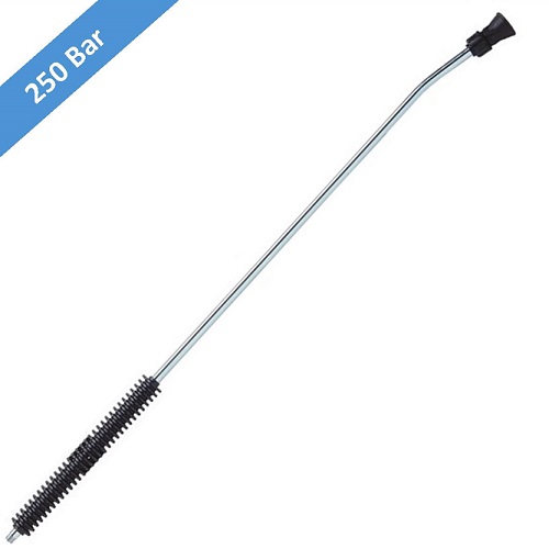 Bent End Zinc Plated Lance with Moulded Grip - 250 Bar