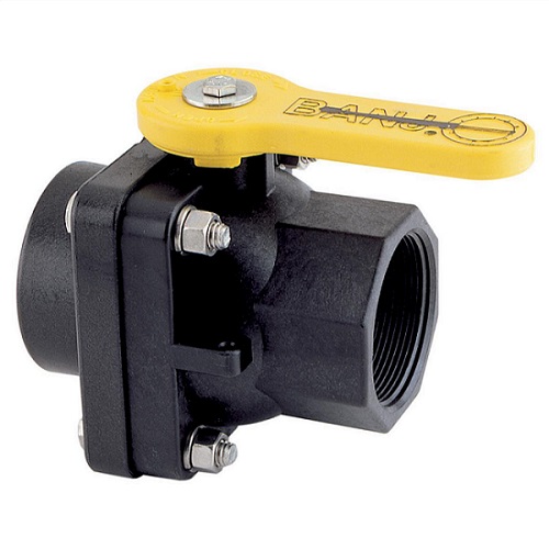 Banjo Stubby Valve 2" Female Thread x 2" Female Thread