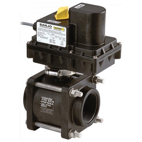 Banjo Electric Regulating Ball Valve -12 Volt DC