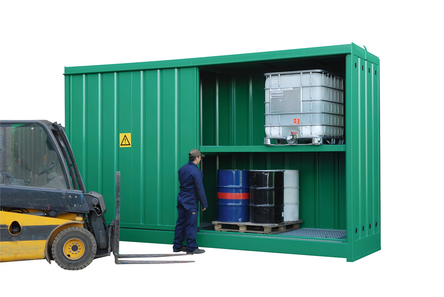 Steel Drum & IBC Storage Cabinet - 2200 Litres